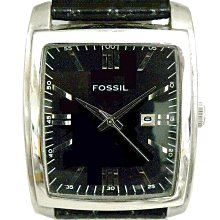 FOSSIL 黑色日期錶盤矽膠錶帶男腕錶(FS5660) 歷史價格詳細信息