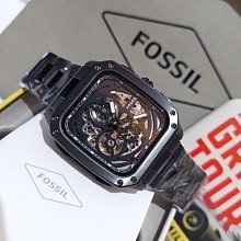 【FOSSIL】Inscription經典簡約復古方型手錶 銀色不鏽鋼鍊帶 FS5933 42mm 現代鐘錶 歷史價格詳細信息