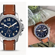 FOSSIL 藍佃天馳大三針不鏽鋼腕錶(FS5340)-藍/42mm 歷史價格詳細信息