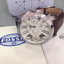 現貨FOSSIL Dean 白色面錶盤 金色配銀色不鏽鋼錶帶 石英 三眼計時 男士手錶 FS4795 歷史價格詳細信息