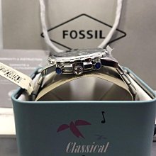 現貨FOSSIL Dean 白色面錶盤 金色配銀色不鏽鋼錶帶 石英 三眼計時 男士手錶 FS4795 歷史價格詳細信息