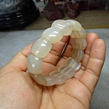 【天然白玉髓手鐲扁條-轉運保平安-1款/組】高冰種白玉髓手鐲玉鐲子叮噹鐲顯白顯年輕-90202 歷史價格詳細信息