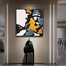 C - R - A - Z - Y - T - O - W - N　新中式山水風景掛畫靠山招財三聯畫現代沙發背景裝飾畫 歷史價格詳細信息