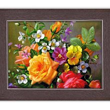 四方名畫: 浪漫花卉 Albert016含實木框/厚無框畫 居家美學新概念  直營 可訂製尺寸 歷史價格詳細信息