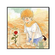 /小王子.狐狸.玫瑰/ 漁夫與橘鳥幸運之書系列小王子外出運動旅行保溫杯350ml（物品實體偏黑色） 歷史價格詳細信息