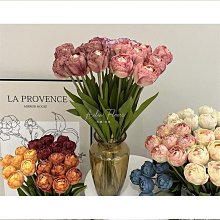 鬱金香仿真花風pu仿真花束客廳桌面擺件假花房間裝飾花擺設 歷史價格詳細信息