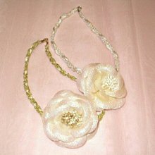 B. & W. world *美美的花飾*R13132*平面絨胸花*直徑7公分**日本山茶花***加鴨嘴夾或頸鏈 歷史價格詳細信息