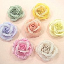 B. & W. world ***美美的花飾*R13068*青春漾彩頭花~*銀白時尚*~多款 歷史價格詳細信息