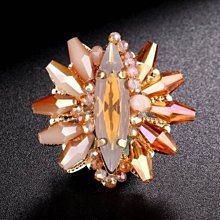 水晶胸針 手工編織胸花-時尚魅力高貴百搭生日情人節禮物女飾品6色73jk1[獨家進口][巴黎精品] 歷史價格詳細信息