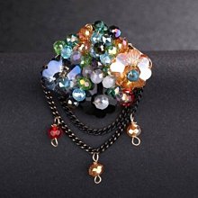 水晶胸針 手工編織胸花-時尚魅力高貴百搭生日情人節禮物女飾品6色73jk1[獨家進口][巴黎精品] 歷史價格詳細信息
