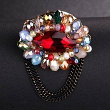 水晶胸針 手工編織胸花-時尚魅力高貴百搭生日情人節禮物女飾品6色73jk1[獨家進口][巴黎精品] 歷史價格詳細信息