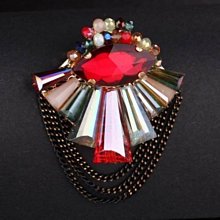 水晶胸針 手工編織胸花-時尚魅力高貴百搭生日情人節禮物女飾品6色73jk1[獨家進口][巴黎精品] 歷史價格詳細信息