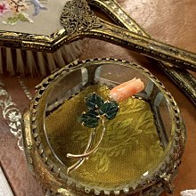 紅珊瑚別針 胸針 商業送禮 頂級天然台灣阿卡 蛋面 925純銀 附保證書 【大千珠寶】台北五十年寶石專賣店 歷史價格詳細信息