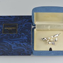 【芬芳時尚】日本專櫃正品MIKIMOTO 18K黃金AKOYA珍珠胸針圓圈 歷史價格詳細信息