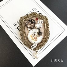 流行別針-香吻 晶鑽胸針 4x2公分 J038-BMF0018 歷史價格詳細信息