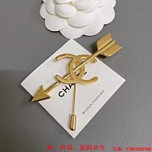 二手正品 CHANEL 香奈兒 金色 鏤空 馬眼 方形水鑽 雙C 別針 胸針 歷史價格詳細信息