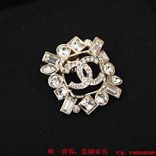 二手正品CHANEL 香奈兒 雙C 弔牌 穿皮鏈條 串珠胸針 歷史價格詳細信息