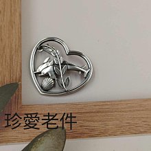 喬治傑生 Georg Jensen 純銀心型項鍊/對鍊(2條合售直購價18500) 歷史價格詳細信息