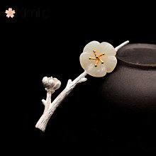 鮑勃の生活館925純銀別針 吊墜變胸針 U形扣帶矽膠定位珠 防走光萬能K金胸針 歷史價格詳細信息