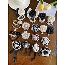 山茶花胸針???? 氣質典雅毛呢山茶花珍珠鍊帶 【韓國空運直送】秋冬新品 4號 歷史價格詳細信息