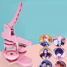 37MM徽章吧唧製作胸章機徽章機切紙刀套裝塑料後蓋金屬後蓋徽章 歷史價格詳細信息