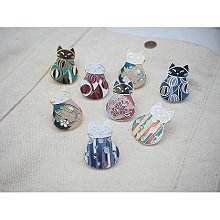 鮑勃の生活館【日本直送】畠山七宝製作所(TokyoShippou)福猫(Fuku Neko) Badge 30mm ×22mm 價格比較,價格查詢,歷史價格詳細信息