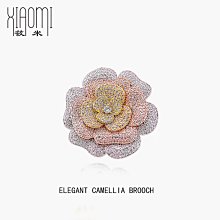 山茶花胸針???? 氣質典雅毛呢山茶花珍珠鍊帶 【韓國空運直送】秋冬新品 4號 歷史價格詳細信息