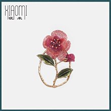 山茶花胸針???? 氣質典雅毛呢山茶花珍珠鍊帶 【韓國空運直送】秋冬新品 4號 歷史價格詳細信息