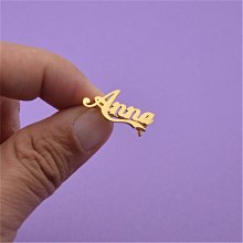 定製胸針logo字母名字來圖定做西裝勛章鈦鋼鏤空徽章訂做企業LOGO 歷史價格詳細信息
