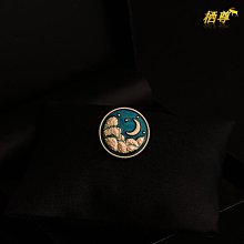 中國風胸針復古琺瑯漸變微鑲鉆鳳尾別針扣優雅大衣領西服配飾男女 歷史價格詳細信息