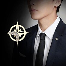 星光小領針胸針鍍金高檔時尚別針扣男女士西裝胸花襯衫潮配飾送禮 歷史價格詳細信息