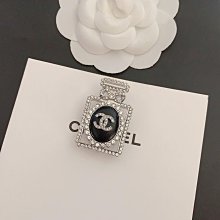 熱銷新款 CHA 香 黑皮香水瓶 別針 胸針 胸花明星大牌同款首飾潮品妖精 歷史價格詳細信息