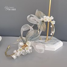 超仙鈴蘭花發簪女夏後腦勺盤發簪子古風配旗袍漢發釵子頭飾簡約 歷史價格詳細信息