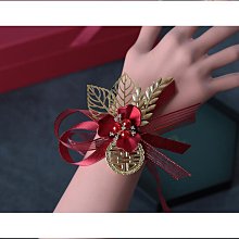 【匠心】結婚胸花婚禮全套家人父母胸針2022年新郎新娘襟花伴娘伴郎手腕花 歷史價格詳細信息