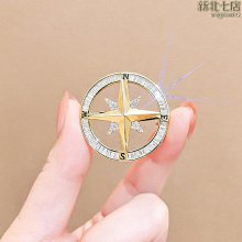 胸針 別針 百搭胸針女西裝領針胸花配飾四葉草別針毛衣開衫扣新款潮 男士胸針 西裝胸針-寶島百貨 歷史價格詳細信息