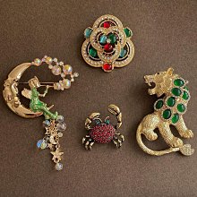【小薇】中古質感胸針 復古vintage胸針 大衣西服外套別針胸花配飾 價格比較,價格查詢,歷史價格詳細信息