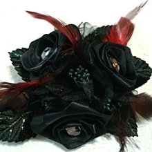 B. & W. world ***美美的花飾*R13053*小百合水晶緞花飾***新娘頭花***~~~百事好合~~~ 歷史價格詳細信息