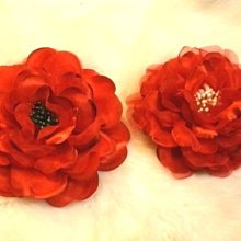 B. & W. world *美美的花飾*R13143***亮鑽羽毛野玫瑰胸花*直徑11公分*時尚流行系列*顏色自選* 歷史價格詳細信息