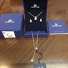 Swarovski 施華洛世奇 水晶項鍊+耳環組 含盒 歷史價格詳細信息