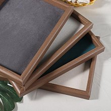 展示盤 托盤 首飾盤珠寶托盤店鋪專用拉絲pu皮小件飾品陳列收納看貨盤展示托盤 歷史價格詳細信息