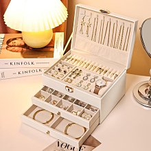 首飾盒2023新款結婚禮物送新人紅色陪嫁收納盒實木帶鎖多層大容量 SN1212 歷史價格詳細信息