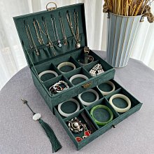 帶鎖耳釘耳環項鏈木質首飾盒耳飾盒手飾品收納盒整理盒~限時優惠中cud【二丁目】 歷史價格詳細信息