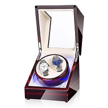 錶盒 展示盒 開蓋自停LED燈搖錶器立柜雙轉位搖錶器機械手錶自動上鏈馬達盒子 歷史價格詳細信息