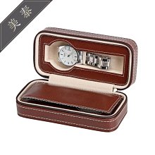 錶盒 展示盒 手錶拉鏈包12位手錶收納展示盒12只裝PU皮革手錶禮品盒工廠現貨 歷史價格詳細信息