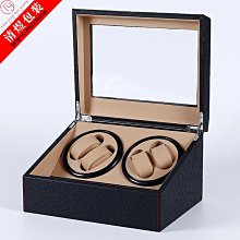 清煜包裝烤油漆46自動上鏈搖表器黑色轉表器收納展示手錶盒 歷史價格詳細信息