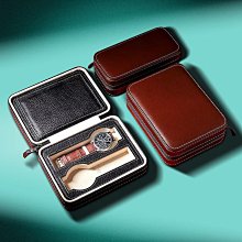 錶盒 展示盒 現貨PU鴕鳥紋手錶盒6位10位12位首飾盒批發便攜式手錶盒收納盒 歷史價格詳細信息