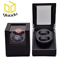 錶盒 展示盒 碳纖維搖錶器單頭2錶位自動上鏈手錶盒電動馬達盒木質手錶收納盒 歷史價格詳細信息