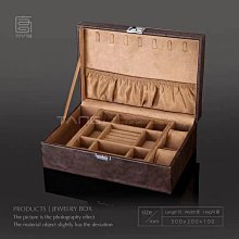 錶盒 展示盒 東與西 啞光漆白蠟木皮珠寶收納盒首飾盒首飾箱珠寶盒珠寶箱JB272 歷史價格詳細信息