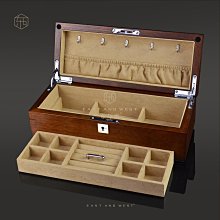 錶盒 展示盒 東與西 啞光漆白蠟木皮珠寶收納盒首飾盒首飾箱珠寶盒珠寶箱JB272 歷史價格詳細信息