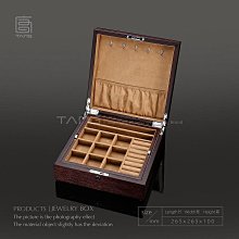 錶盒 展示盒 東與西 啞光漆白蠟木皮珠寶收納盒首飾盒首飾箱珠寶盒珠寶箱JB272 歷史價格詳細信息